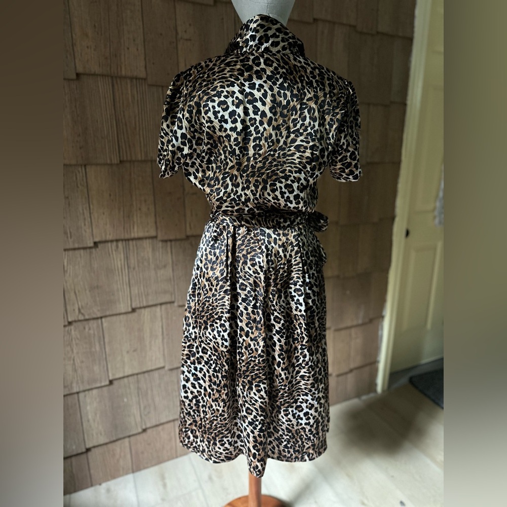 Vintage Rabbit Rabbit Rabbit Designs Leopard Print Wrap Dress - Picture 11 of 13
